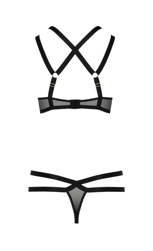 Комплект: трусики и лиф S/M черный HAGAR SET - Passion вид 5