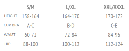 Комплект білизни зі стрепами Passion Hagar трусики та ліф, чорний, S/M вид 6