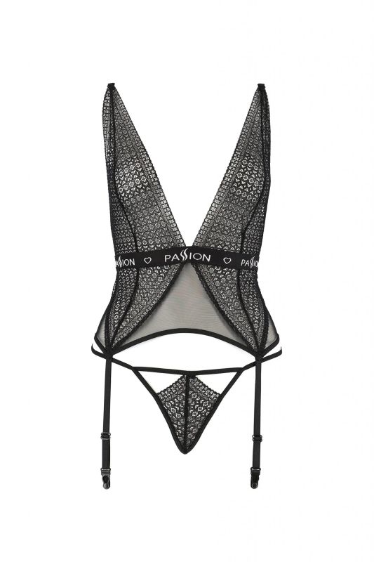 Корсет MIRAJANE CORSET black S/M - Passion вид 4