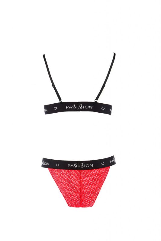 Комплект белья GLAMISS SET red/black S/M - Passion вид 5