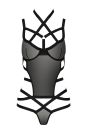 Корсет со стреп-лентами HAGAR CORSET black S/M - Passion вид 4
