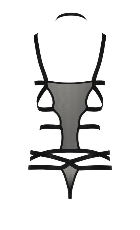 Корсет со стреп-лентами HAGAR CORSET black S/M - Passion вид 5