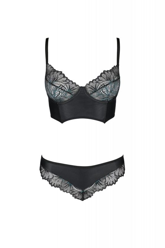 Комплект білизни бікіні, мереживний Passion ASTRIDA чорний, S/M вид 4