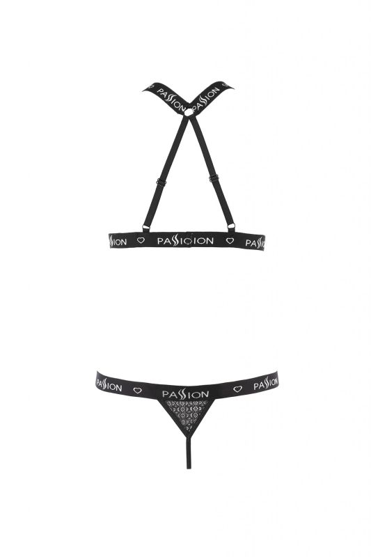 Комплект белья с открытым доступом MIRAJANE SET black S/M - Passion вид 5