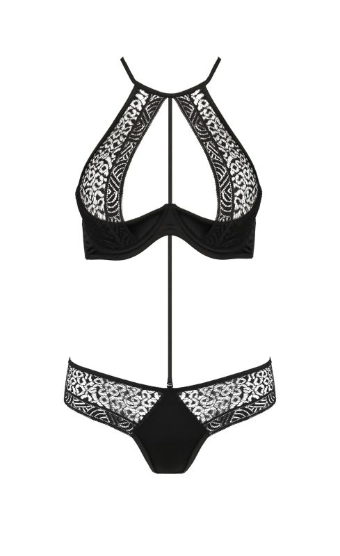 Комплект белья с ажурными вставками SCARLET BIKINI black S/M - Passion вид 4
