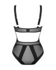 Боді із напівпрозорими вставками Chic Amoria Obsessive, чорне, XS/S вид 5
