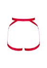 Портупея пояс Obsessive Elianes harness, червона, XS/S вид 9