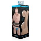 Фаллоимитатор с мошонкой реалистичный Fleshjack Boys BRENT CORRIGAN, телесный вид 7