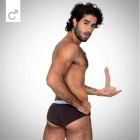 Фаллоимитатор с мошонкой и закрытой головкой реалистичный Fleshjack Boys-Diego Sans Dildo, телесный вид 10