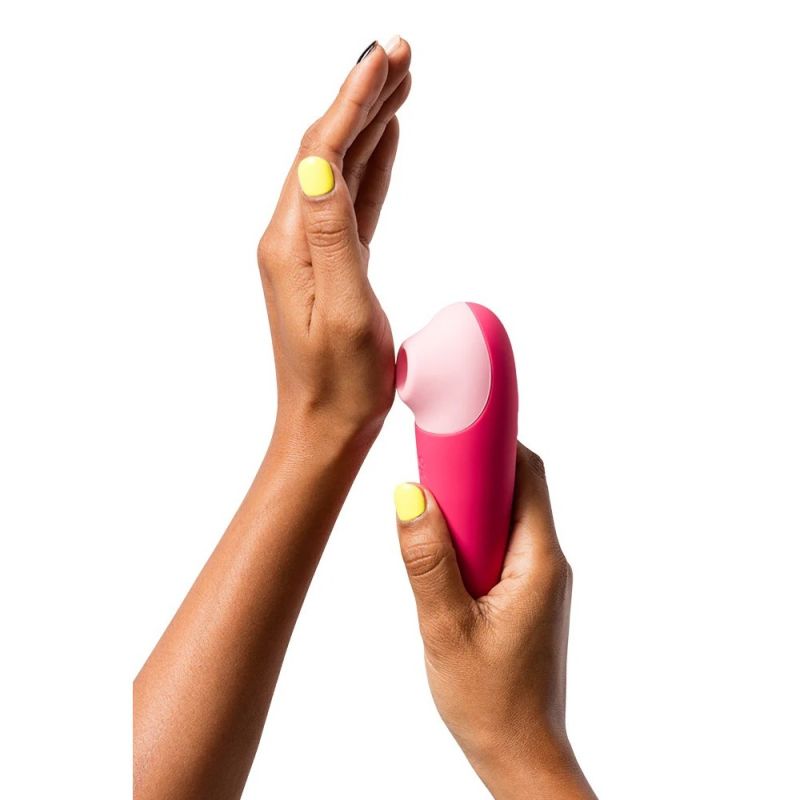 Вакуумный клиторальный стимулятор ROMP Shine X, розовый вид 6