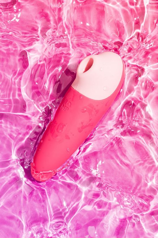 Вакуумный клиторальный стимулятор ROMP Shine X, розовый вид 15