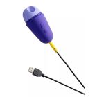 Вакуумний стимулятор для клітора ROMP Free X, силіконовий, фіолетовий вид 4