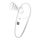 Вакуумний стимулятор клітора ROMP Switch X, помаранчевий вид 7