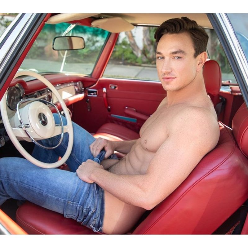 Мастурбатор попа из киберкожи в колбе Fleshjack Boys Cade Maddox, телесный вид 6