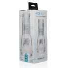 Мастурбатор анус у колбі, кібершкіра Fleshlight Ice Butt Crystal, прозорий вид 6