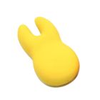 Вибратор для клитора с раздвоенным кончиком Sweet Em Velvet Lure, желтый вид 3