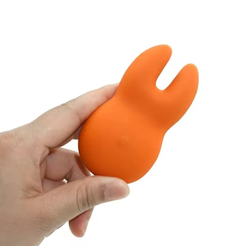 Вибратор для клитора с раздвоенным кончиком Sweet Em Velvet Lure, желтый вид 7