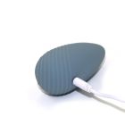 Вібратор для клітора із рельєфом Sweet Em Velvet Lure, синій вид 5