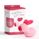 Вакуумный стимулятор клитора Chisa Joy Jumper Rabbit в виде кролика, розовый