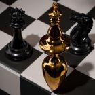 Анальная пробка Король из коллекции ,,Шахматы,, UPKO The Chess Collection-King вид 2