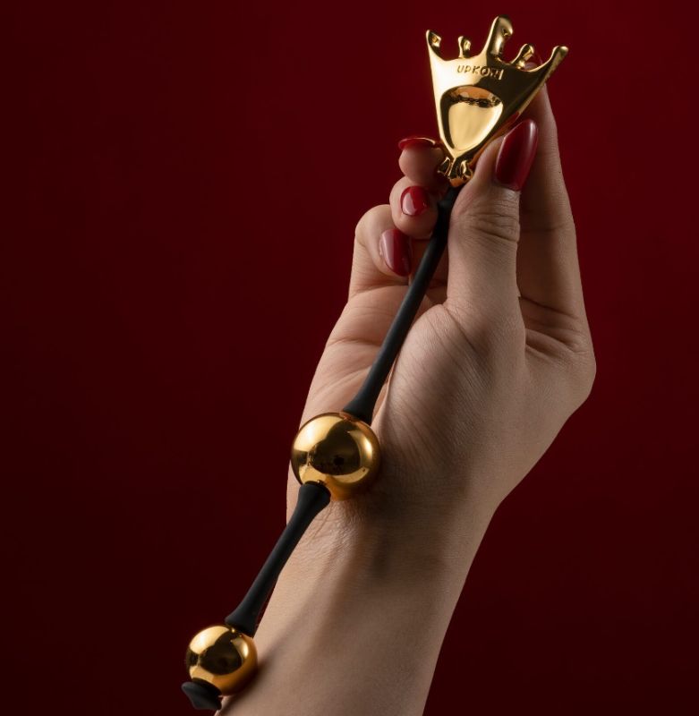 Вагинальные шарики Королева (Ферзь) из коллекции ,,Шахматы,, UPKO The Chess Collection-Queen вид 4