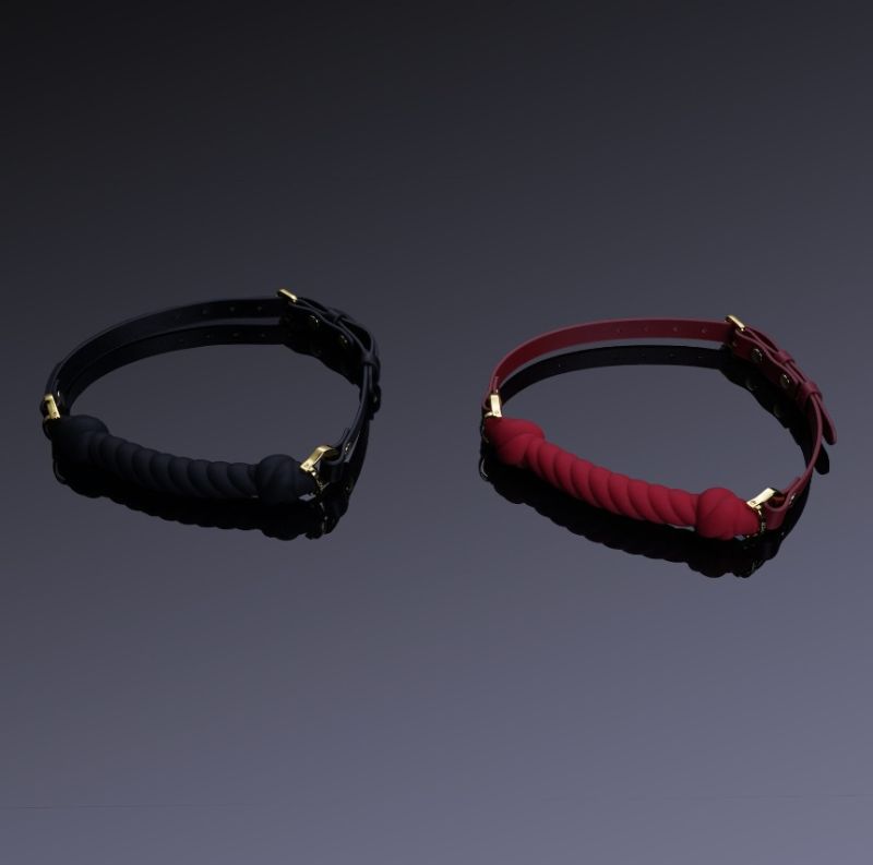 Кляп в форме жгута UPKO Desire for Mouth Bondage Collection, черный вид 5