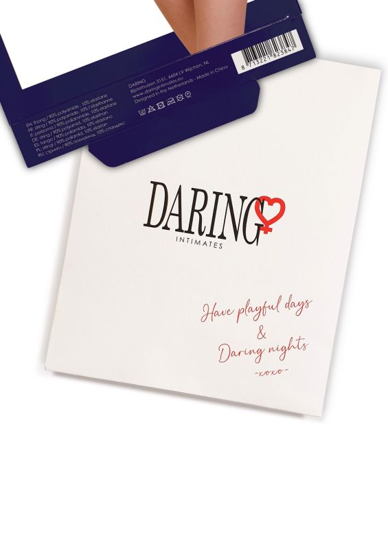 Трусики з квітковою аплікацією та відкритим доступом Daring Intimates червоний, S/M вид 6