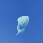 Набор анальных пробок с рельефом UPKO The Mushroom силиконовые, голубые, 3 шт. вид 9