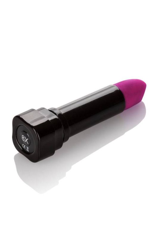 Вібратор-помада для кліторальної стимуляції CalExotic Hide & Play Lipstick, чорний вид 4