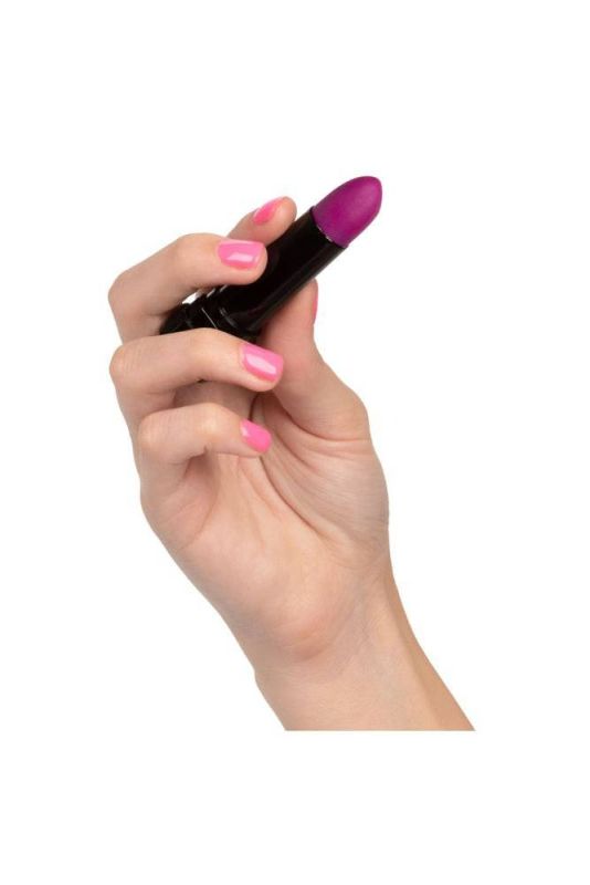 Вібратор-помада для кліторальної стимуляції CalExotic Hide & Play Lipstick, чорний вид 5