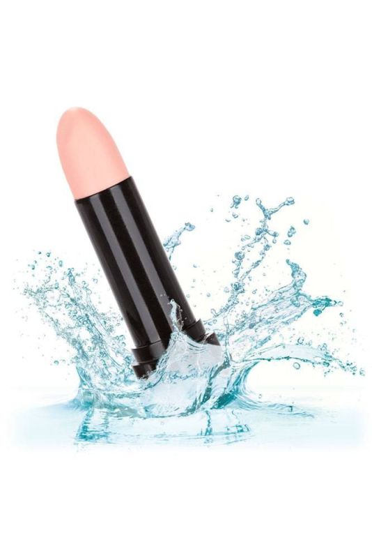 Вібратор-помада для кліторальної стимуляції CalExotic Hide & Play Lipstick, чорний вид 6