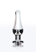 Анальна пробка із кристалом Toy Joy Diamond Bum Bijou, сріблястий, Small