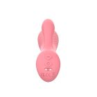 Вагинально-клиторальный вибратор кролик Chisa Lust Ripple Coney, розовый вид 7