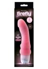 Вибратор реалистичный светящийся в темноте NS Novelties Firefly, розовый вид 2