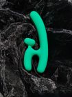 Вибратор в форме буквы ,,Н,, со стимуляцией клитора Chisa Lust Ripple Hreindyri, зеленый вид 10
