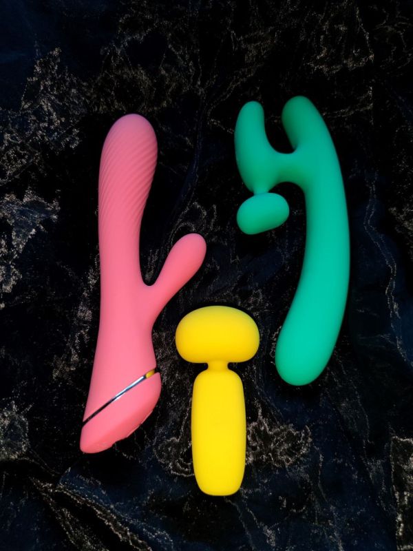 Вібратор у формі літери "Н" зі стимуляцією клітора Chisa Lust Ripple Hreindyri, зелений вид 13