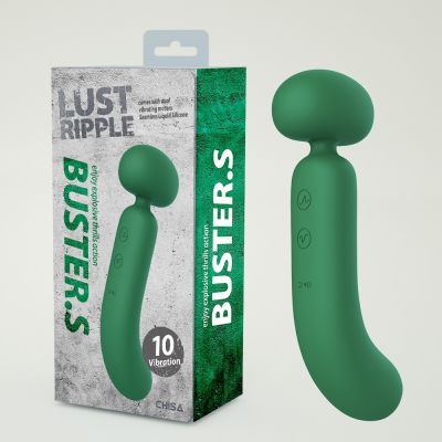 Вибратор-микрофон со стимуляцией точки G Chisa Lust Ripple Buster.S, зеленый