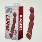 Класичний вібратор гнучкий Chisa Lust Ripple Lapper, бордовий вид 2