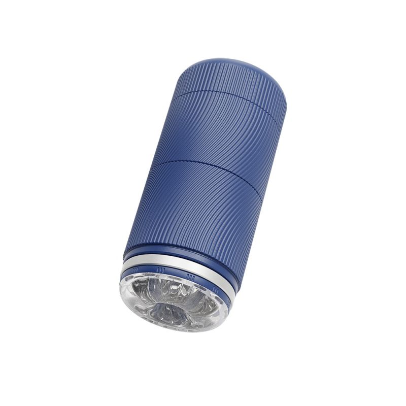 Мастурбатор у колбі Chisa Lust Ripple Phantom, синій вид 3