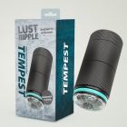 Мастурбатор прозрачный в черной колбе Chisa Lust Ripple Tempest вид 2