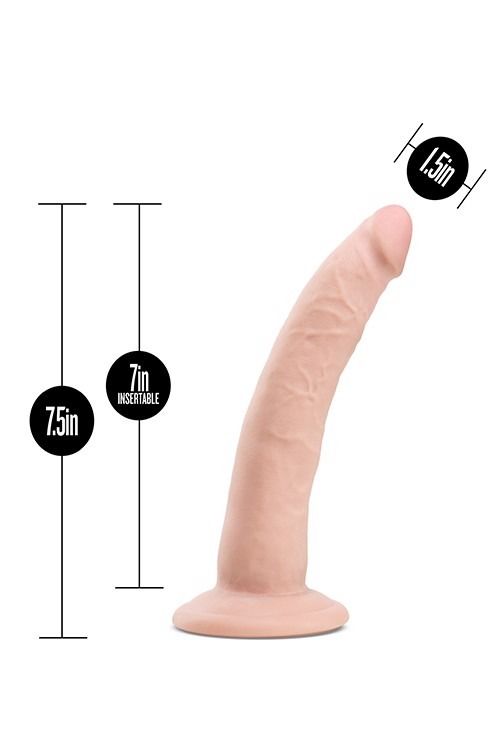 Фаллоимитатор с присоской Blush Au Naturel, бежевый вид 4