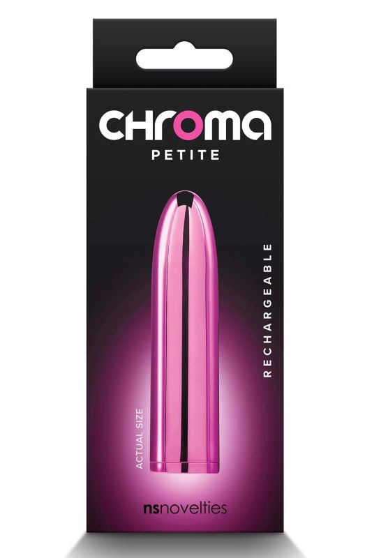Вибропуля перезаряжаемая NS Novelties Chroma Petite, розовый вид 2