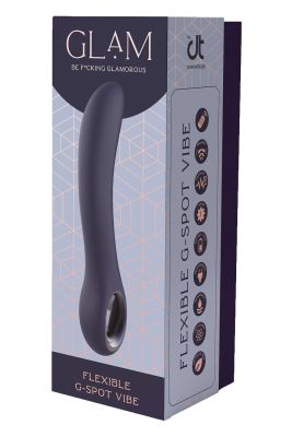 Гнучкий вібратор для точки G Dream Toys Glam Flexible G-Spot, синій