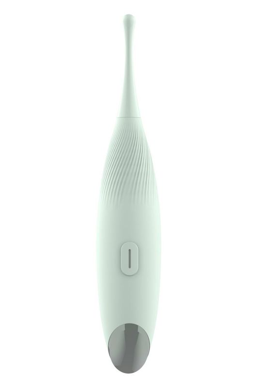 Вибратор для клиторальной стимуляции Dream Toys Glam Pin Point Stimulator, с двумя насадками, мятный вид 4