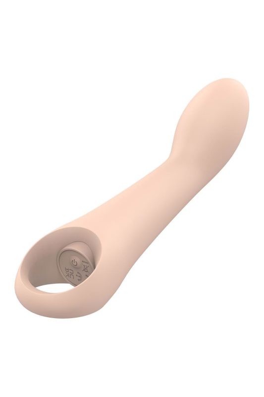 Вібратор Dream Toys Nude Ivy для точки G, бежевий вид 3