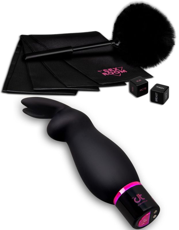 Набір аксесуарів для сексу Dream Toys Sex Room Raunchy, 6 предметів, чорний/рожевий вид 3