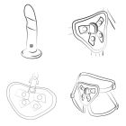 Насадка-фалоімітатор для страпону ROMP Dizi колір градієнт: від червоного до оранжевого вид 11