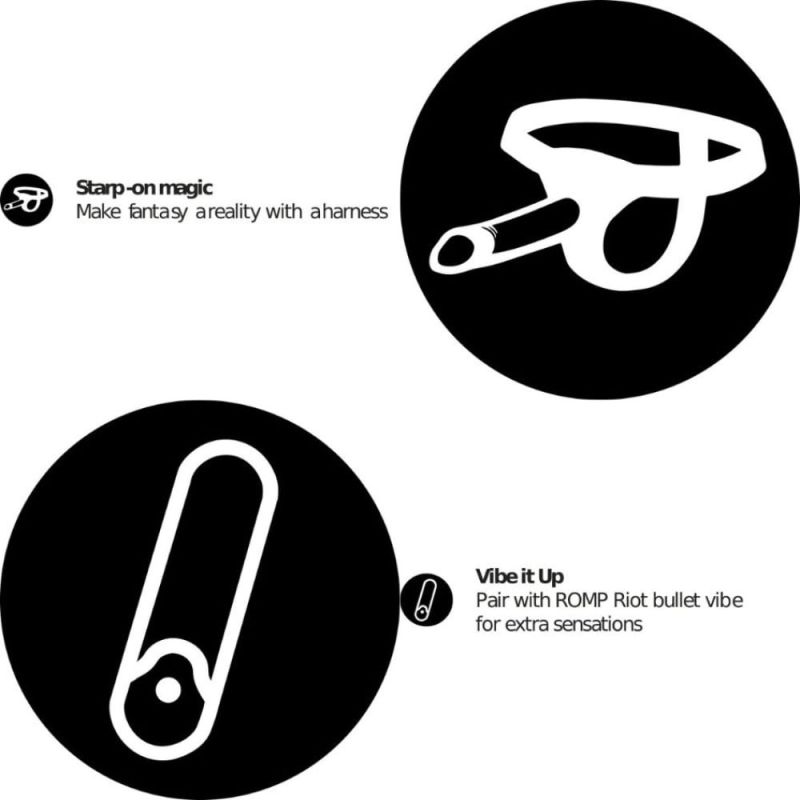 Насадка-фаллоимитатор для страпона ROMP Dizi цвет градиент: от красного до оранжевого вид 16