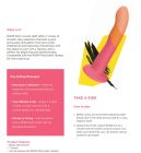 Насадка-фаллоимитатор для страпона ROMP Dizi цвет градиент: от красного до оранжевого вид 17