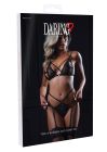 Комплект кружевной с подвязками для чулок Daring Intimates, черный, S/M вид 8
